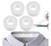 2/4 Rolls Disposable Shirt Collar Protectors - Absorbent Sweat Pads, Invisible Disposable Collar & Cuff Sweat Liners, Sweat Pads Collar Protectors for Men Shirts, Unisex Sweat Guard (5m, 4Rolls)