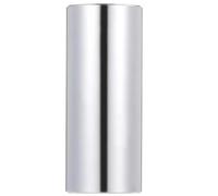 2.4" Stainless Steel Guitar Slide Electric Guitar Accessory for Blues Jazz Rock Country Music Silver Plated