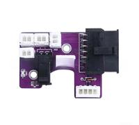 2.4 Toolhead Hot-End Adapter PCB Board, 1-Pack, for Upgrades, BAT85 Diode Integrated, Terminal-Ready Installation(Purple)