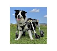 2/4 Wheels Dog Wheelchair Can Adjustable, Xs To XXL Leg Brace Wheel Chair For Small Medium Large Dog, Dog Mobility Aids For Back Legs(XS)