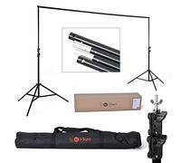 2.4 x 3m Photography Backdrop Frame Kit | Luxlight® | Background Support 2 Stands, Crossbar & Carry Bag (2.4 x 3m)