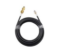 2~40M 1/4" Sewer Drain Water Cleaning Hose with Removable Nozzle and Optional Adapter(Blue,10 M)