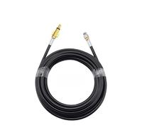 2~40M 1/4" Sewer Drain Water Cleaning Hose with Removable Nozzle and Optional Adapter(Purple,25 M)