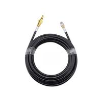 2~40M 1/4" Sewer Drain Water Cleaning Hose with Removable Nozzle and Optional Adapter(Yellow,35 M)