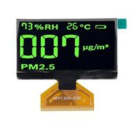 2.42in OLED Display Screen Module, SSD1309 Organic Light Emitting Diode Display with 123x32 Resolution, Thin Lightweight DIY Electronics Module for Arduino Projects (Green)