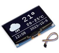 2.42inch OLED Display Module 128×64 Resolution for Raspberry Pi/forArduino/STM32/ESP32/Jetson Nano, with SSD1309 Driver Chip SPI / I2C Communication 3.3V / 5V, White Display Color