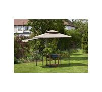 Glendale BBQ Shelter Gazebo - Mocha, Brown