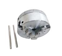 2" 45mm Three 3 Jaw Chuck 1.8~56mm /12~65mm Z011 Clamping for Lathe with Two Lock Rods M12x1mm Threaded Back Connecting Rod(Simple Style)