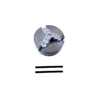 2" 45mm Three 3 Jaw Chuck 1.8~56mm /12~65mm Z011 Clamping for Lathe with Two Lock Rods M12x1mm Threaded Back(3 Jaw Chuck)