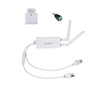 2.4G 300Mbps Long Range WiFi Bridge Wireless Extender Signal Booster,Mini Wireless Bridge Router Wireless to Wired WiFi Relay Routing AP Transmit Data to PLC Project