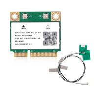2.4G/5G Dual-Band BT 5.2 MINI PCIE Card AX210HMW Wireless Network 5374M WIFI 6E 3000M (AX210 HMW+Internal antenna)