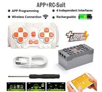 2.4G Bluetooth Technical Blocks Servo PF Motor Power Functions MOC High-Tech Parts Bricks Accessories Technik Servo RC Motor Train-Motor