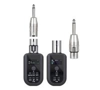 2.4G FM Receiver and Transmitter with Dynamic Coil Pickup, Heart Shaped Microphone, 350mAh Lithium Battery, 50m, Includes Charging Cable and Manual
