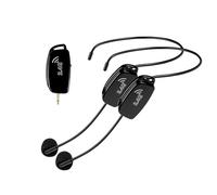 2.4G Microphone Headset, 2 in 1,165ft Range,Fitness Microphone Headset for Speakers, Voice Amplifier, PA Speakers(Not Support Phone/Mac/Laptop)