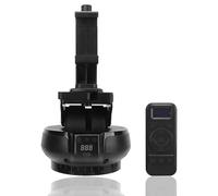 2.4G Motorized Rotating Panoramic Tripod Head, Remote Control Pan Tilt Head with Remote Control and Mobile Phone Clip for Cameras Phones