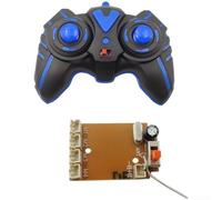 2.4G Seven-Channel Remote Control Circuit Board, 6 Way RC Receiver Module PCB for DIY Cars, Stable Wireless Technology, For Easy Installation, Red or Blue