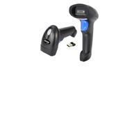 2.4G Wireless 1D 2D Barcode Scanner USB Wired BT Connect Bar Code Reader Handheld Scanner Manual Trigger Scanning Support Paper Code Screen Code Compatible with 7/8/10/XP System