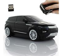 2.4G Wireless Car Mouse Cool SUV Shape with Headlight,Silent Portable Ergonomic Optical Cordless Car Mouse with 2.4G USB Receiver,for Computer Laptop PC,Travel Office Home,Gift for Family Friend-Black