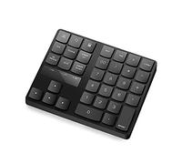 2 4G Wireless Digital Keyboard 35 Keys USB Numeric Keypad Charging for Laptop PC Desktop Compatible with Android Portable Durable ABS Material Wide Application