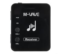 2.4G Wireless In-Ear Monitoring System, Rechargeable Transmitter and Receiver with Clear Audio Transmission for Singers and Instrument Players(1 pcs receiver)