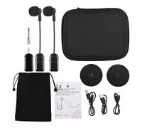 2.4G Wireless Instrument Microphone Receiver with Detachable Suction Cup for Guitar Violin Cello Accordion Speakers Voice Amplifier Pickup Stage Performance Live Noise Reduction Microphone(1Receiver w