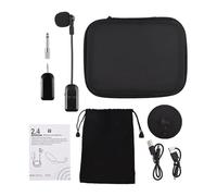 2.4G Wireless Instrument Microphone Receiver with Detachable Suction Cup for Guitar Violin Cello Accordion Speakers Voice Amplifier Pickup Stage Performance Live Noise Reduction Microphone(1Receiver w