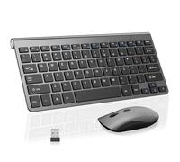 2.4G Wireless Keyboard and Mouse Mini Portable Silent Mouse Suitable for laptops, Mac PCs, Travel Keyboards and mice