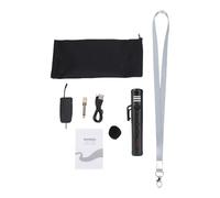 2.4G Wireless Lavalier Microphone, Professional Lapel Microphone with Noise Reduction, Wireless Microphone System for Teaching Karaoke Live Streaming (1 Receiver and 1 Transmitter)