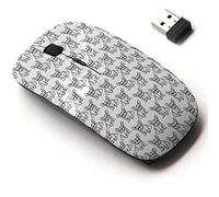 2.4G Wireless Mouse with Cute Pattern Design for All Laptops and Desktops with Nano Receiver - Cute French Bulldog