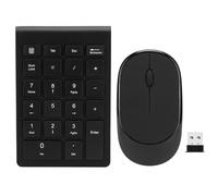 2.4G Wireless -Thin 22-Key Digital Keyboard and Mouse Combo Set, 1200 DPl Resolution, for 7/8/10/MAC/