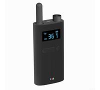 2.4G Wireless Tour Guide System, 100-150M Range Portable Audio Transmitter Receiver, Conference Communication Device For Tours Events(Black transmitter)