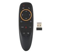 2.4G Wireless Voice Air Mouse Remote Control with Gyroscope, Mini USB Keyboard Replacement Remote for TV Box, Smart Television, Desktop PC & Media Streaming Devices (Black)