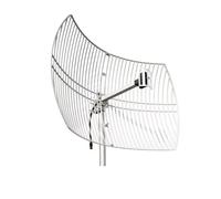 2.4GHz 24dBi High-Gain Outdoor Directional Grid Parabolic Antenna (2400-2483 MHz) Long Distance Range N-Female Connector for WI FI Router Security Camera