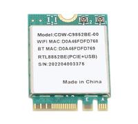 2.4GHz 5GHz Wireless Network Card, M.2 Interface High Speed Wireless Network Card Adapter 1800Mbps 5.2 for Computer