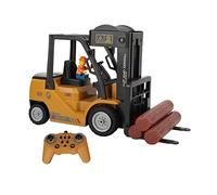 2.4GHZ RC Forklift Construction Truck Spray Realistic Impact Objection Remote Control Engineering Vehicle Toy for Boys Girls Indoor Outdoor Play