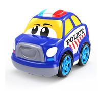 2.4GHz Remote Control Cars for Toddlers 1 2 3 Year Old Boys Cartoon Police Car Toy for Kids with Lights and Music Mini RC Car Gifts for Boys and Girls Toot Toot Cars Toddlers Toys Pretend Play