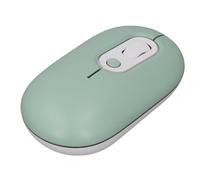 2.4GHz Wireless Mouse, Portable Light Up Mouse Adjustable DPI with USB Receiver for Android for Wins, Quiet Cordless Mice Ergonomic for Desktops Laptops PC (Green)