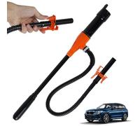 2.4GPM Portable Battery Powered Transfer Pump with 3ft Hose, Adjustable Siphon Pump for Gasoline, Fuel, Water, Emergency Fluid Transfer
