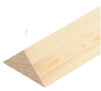 2.4m 21mm Triangle Pine Triangular Decorative Trim Mouldings Beading Wooden Timber Edging (10)