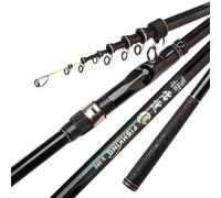 2.4M 3.6M 4.5M 5.4M High Carbon Rock Fishing Rod Spinning Sea Rod Telescopic Rock Fishing Tackle Ultralight Super Hard Rod(3.0m)