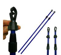 2.4M Heavy Duty Washing Line Prop Adjustable Laundry Support Pole Telescopic Extending Clothing Line Pole Indoor Outdoor Clothes Line Prop (1)