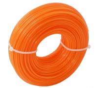 2 4mm Nylon Line Cord Round Shape 50 Meter Length for Brushcutter Trimmer Compatible with TrimCut 51 2, 10 1, and Other Mowing Head Models