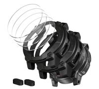 [2+4Pack] Case with Tempered Glass Screen Protector Film Compatible for Garmin Instinct 3 50mm,Soft TPU Bumper All-Around Protective Accessories for Garmin Instinct 3 50mm