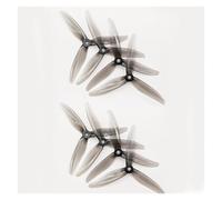 2/4Pairs T51366 5x2.8x3 Propellers for RC FPV Drone, 3-Blade 5 Inch Tri-Blade Compatible with 2306 2207 Motors 5mm Shaft(Gray 4 Pairs)