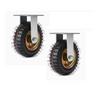 2/4pcs 6" Pneumatic Wheels Heavy-Du Swivel Casters Inflatable Universal Wheels for Transport Air-Filled Tires Caster Rollers Ideal for Moving Heavy Loads