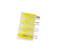 2/4Pcs Acetic No Bend Seamless Hair Clips Side Bangs Barrette Makeup Washing Face Accessories Women Girls Styling Hairpin Coffee(No.11 4Pcs)