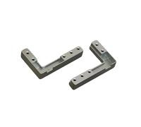2/4Pcs Cabinet Door Hinge Aluminum Frame Door Pivots Corner Code Corner Brackets Concealed Shafts Hinges Easy to Use Concealed Hinges