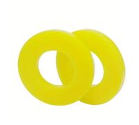2/4PCS Car Yellow Suspension Shock Absorber Pads Car Trunk Front Strut Top Mount Tower Cushion Rings Steering System Protector(2Pcs)