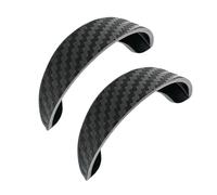 2 / 4Pcs Daily Driving Camera Rain Hood with Curved Black PVC, B | Adhesive-Backed Rear Canopy Installation for Outdoor Parking