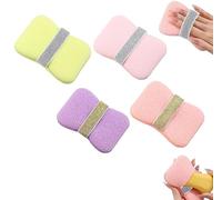2/4pcs Double-Sided Bath Foaming Bag, 2 in 1 Bathroom Soap Sponge Bath Sponges, Net Sponges for Shower, Exfoliating Mesh Pouch for Bar Soap,Travel & Home Use (Mix 4pcs)